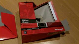 Microsoft LifeCam Cinema 720p HD webcam unboxing aftermath [upl. by Hardwick251]