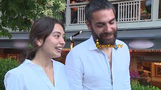 Neslihan Atagül ve Kadir Doğulu Interview 🎤📷🎬 [upl. by Selrahc876]