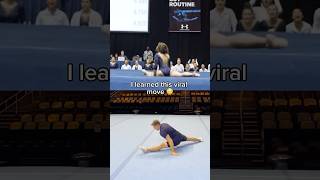 I tried Katelyn Ohashi’s viral split drop 😳 gymnast gymnastics sports olympics perfect10 fail [upl. by Snapp578]