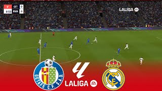 Getafe vs Real Madrid  La Liga Santander 2024  Full Match  01 February 2024  PES Gameplay [upl. by Anerev]