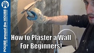 How to plaster a wall a beginners guide Plastering made easy for the DIY enthusiast [upl. by Branch]