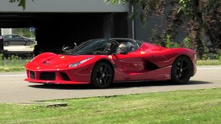 Factory Spotting Maranello amp More 2 2x F40 Laferrari A CGT 2x F250 2x Daytona SP3 2x 812 C A [upl. by Brindle313]