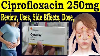 Ciprofloxacin tablets 250 mg uses  Review Cyrocin 250mg tablet uses in urdu  Dose Side Effects [upl. by Drisko]