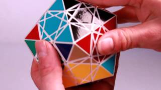 The Radio Jewel  Face Turning Icosahedron Twisty Puzzle  Radiolarian 7 [upl. by Geordie]