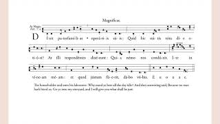 Magnificat Antiphon quotDixit paterfamiliasquot for Vespers Septuagesima Sunday [upl. by Rheba786]