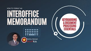 How to Format an Interoffice Memorandum [upl. by Kalil805]