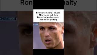 KSI II football Ksi sidemen ronaldo laliga thickofit penaltysave ksishorts funny memes [upl. by Calia]