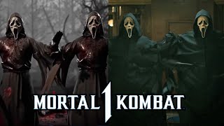 Mortal Kombat 1  Best Ghostface References Moves and Finishers [upl. by Dolli]