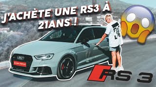 😱JACHÈTE UNE RS3 GRIS NARDO de 400 CHEVAUX À 21 ANS [upl. by Ahsekyw]