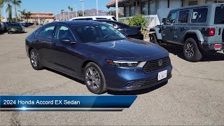 2024 Honda Accord EX Sedan Van Nuys San Fernando Valencia Los Angeles Glendale [upl. by Ainevuol991]