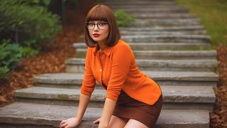 Velma Dinkley UNLEASHED AI Lookbook Cosplay You Wont Believe [upl. by Saideman]