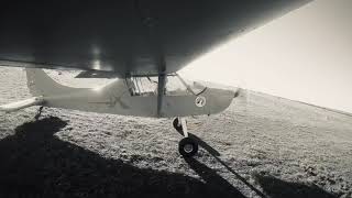 ING GROPPO TRAIL  First solo flight on taildragger  leLoupblanc [upl. by Sholeen344]