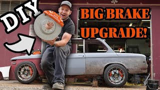 Super Cheap BIG BRAKE Upgrade BREMBO Forged BBK BMW E46 1972 2002 Tii [upl. by Anneyehc754]