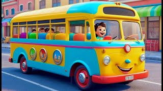 The Wheels on the Bus  Fun and Educational Nursery Rhyme for Kids  Nursery Rhymes amp Kids Songs [upl. by Nauq]