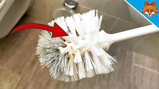 Façons SIMPLES de nettoyer rapidement la brosse des toilettes 💥 Génial 🤯 [upl. by Helve374]