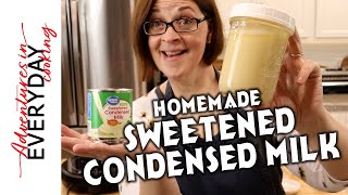 Super easy  Homemade Sweetened Condensed Milk [upl. by Carolynn]