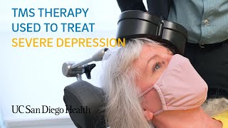 TMS Therapy Used to Treat Severe Depression  UC San Diego Health [upl. by Weinstock]