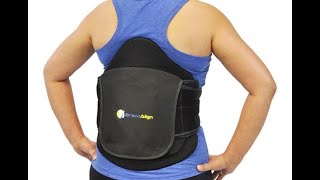 How To Wear Brace Align VertebrAlign LSO Lumbar Lower Back Brace for Lower Back Pain Relief [upl. by Placida145]