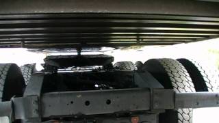 How to unhook a Semi trailer from a tractor [upl. by Ikir]