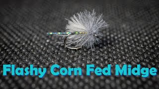 Flashy Corn Fed Midge  Midge Dry Fly [upl. by Mort424]