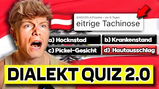 Österreichisches DIALEKT Quiz 🇦🇹🤯 mit DialektWörtern von EUCH  zum Mitraten [upl. by Peednama]