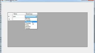 C How to manually drop down a DataGridViewComboBoxColumn [upl. by Frymire]