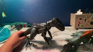 Indoraptor vs Canvmcavenator stop motion film [upl. by Eiramanin]