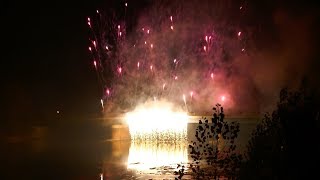 Winzerfest Bingen 2018 Feuerwerk Brückenfest [upl. by March]