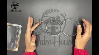 Bake House  Round Shape Tart Ring 3Pcs Set  Bake House [upl. by Diane-Marie]