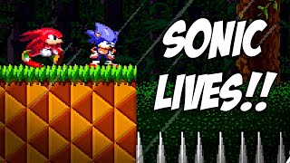 KNUCKLES SAVES SONIC NEW FOUND ALTERNATIVE ENDINGS  Sonic CD Creepypasta [upl. by Gimble]