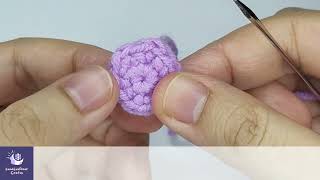 How to Crochet a Seamless X Stitch Circle using Invisible Join [upl. by Philo]