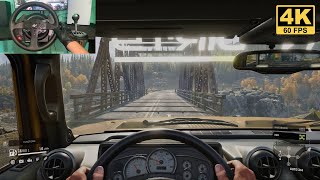 Unlocking the Smithville Dam location  SnowRunner  ThrustMaster T300RS GT [upl. by Lerud975]