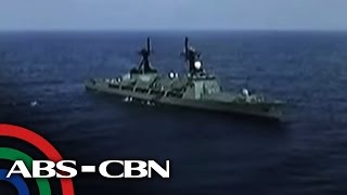 Bandila BRP Ramon Alcaraz nagpatrolya sa Benham Rise [upl. by Lladnar]