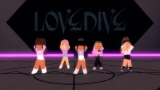 LOVE DIVE  ROBLOX VISIONARY DANCE PRACTICE  STARLIGHT [upl. by Sachiko]