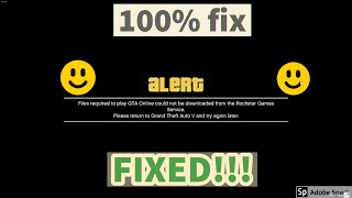 How to fix quotFiles required to play gta online could not be downloaded ps4quot 100 fix [upl. by Irina316]