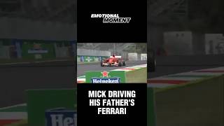 Mick Schumacher Drives His Dads Legendary Ferrari F2004 at Mugello [upl. by Annaer]