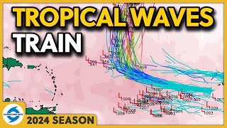 The Tropical Atlantic is heating up to extreme levels Pay attention to several Tropical Waves [upl. by Kciregor]