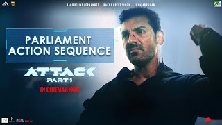 ATTACK  Parliament Action Sequence  John Jacqueline Rakul  Lakshya Raj Anand  In Cinemas Now [upl. by Salema]