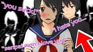 SENPAI BULLIES AYANO SAVAGE NEW ELIMINATION  Yandere Simulator Update Funny Moments Gameplay [upl. by Manville]