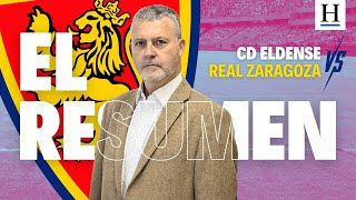 ⚽​ RESUMEN del Eldense vs Real Zaragoza [upl. by Adnauqahs]