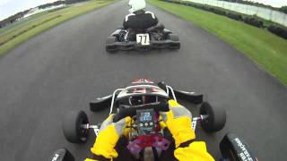 1ª Copa Amigos do Central Kart 1ª bat cat RD135 onboard [upl. by Aicemaj]