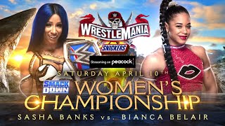 FULL MATCH  Bianca Belair vs Sasha Banks WWE WrestleMania 37 [upl. by Neelyahs]