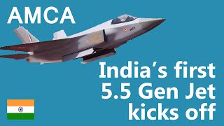 AMCA  Manufacturing of the First prototype of 55 Gen Indias stealth fighter programme has begun [upl. by Girish]