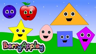 Shapes Song for Kids  Learn Shapes  Hide and Seek  Part 1 [upl. by Prichard]