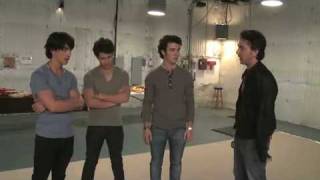 Jonas Brothers in Night at the Museum 2Behind the Scenes [upl. by Oicnerual283]