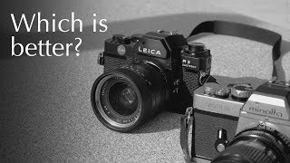 Leica R3 vs Minolta XE Comparative Review [upl. by Eserahs761]