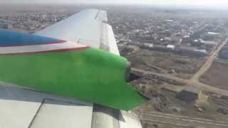 Uzbekistan Airways Il114100  Flight from Tashkent Yuzhny TAS to Nukus NCU Uzbekistan [upl. by Desta258]