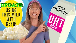 UPDATE using ULTRA PASTUERIZED MILK UHT for Kefir Making [upl. by Rednal]