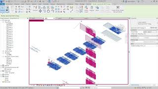 Autodesk Revit Import Multistorey Building Grid Lines and Levels from a CAD Drawing 12 [upl. by Lemraj]