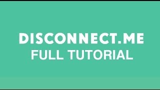 Disconnectme Tutorial [upl. by Saum]